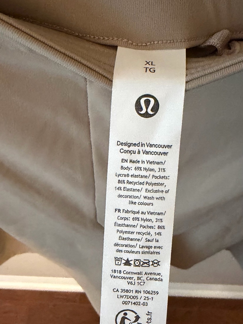 NWT Lululemon Daydrift Pleated High-Rise Shorts 7” in Sheer Oak Women’s Size XL - Picture 6 of 6